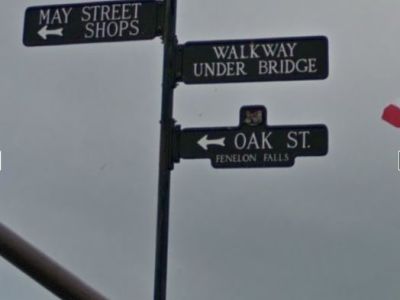 Fenelon Falls wayfinding sign