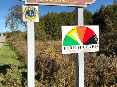 Woodville entrance sign