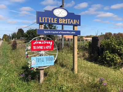 Little Britain entrance sign