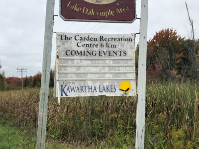 Lake Dalrymple entrance sign 